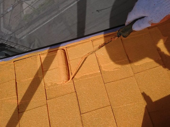 屋根・上塗り