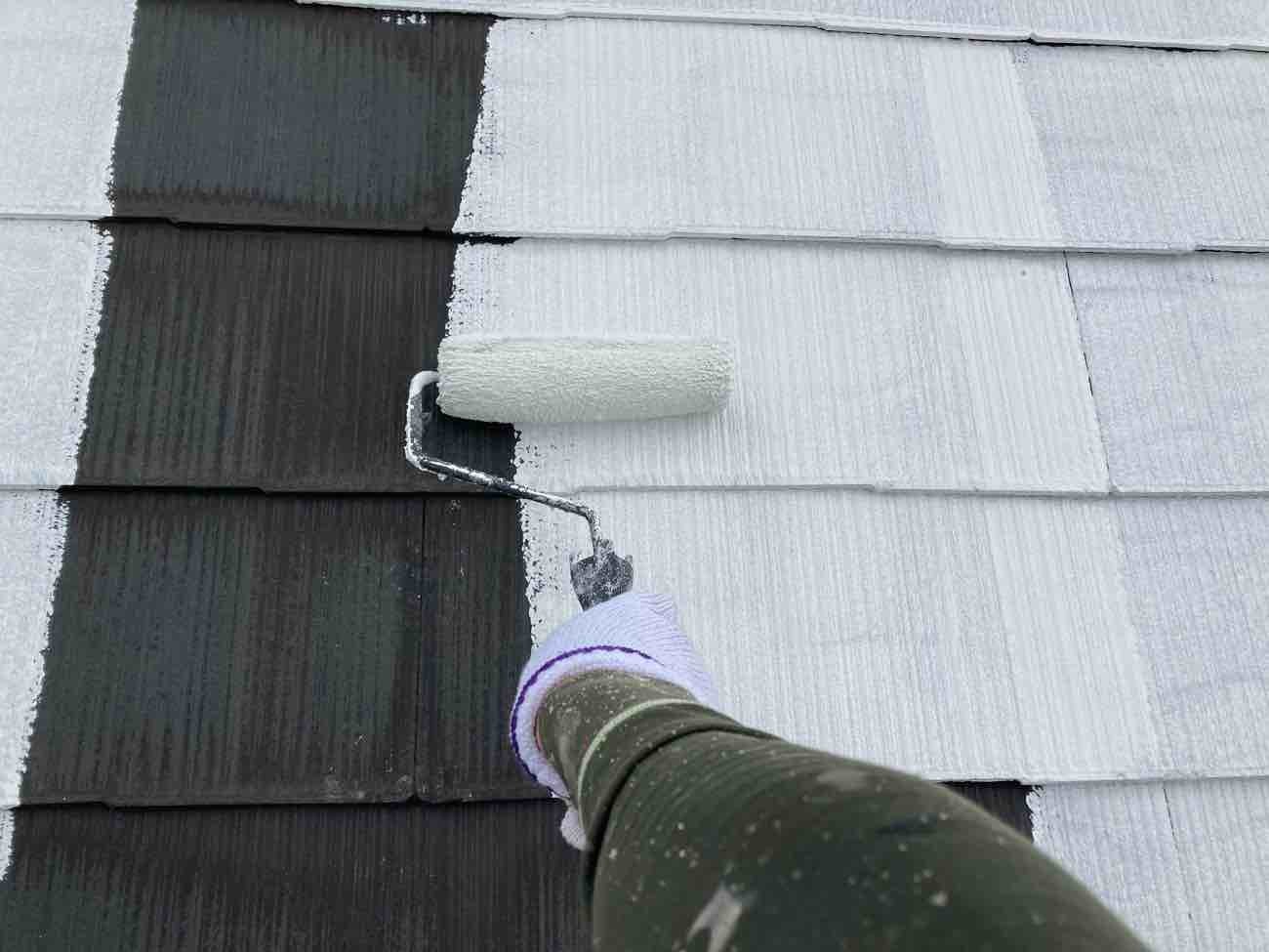 常滑市　屋根塗装