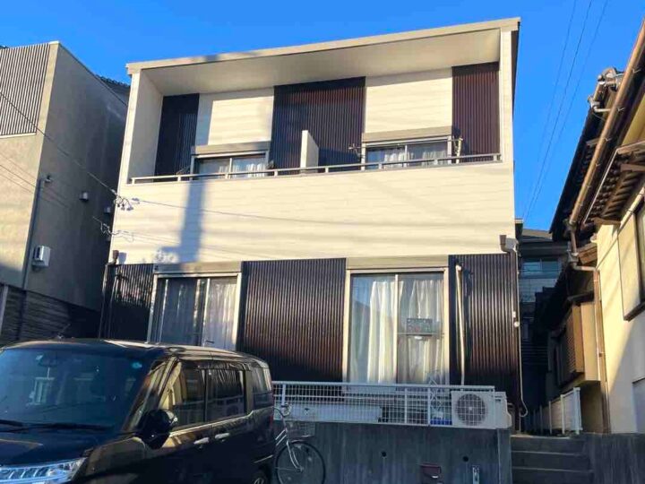 愛知県知多市アパート　外壁・屋根塗装工事
