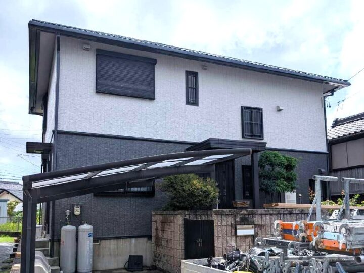 美浜町Ｍ様邸　外壁屋根塗装工事
